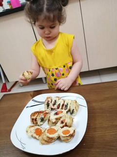 عکسی از دستور كوبيده مرغ شكم پر