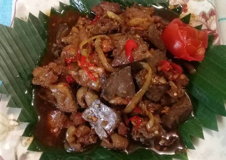 DAGING SAPI + BABAT bumbu COAN* (bumbu TAUCO)