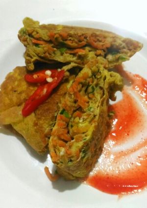 Foto resep Telur gulung isi sayur (tamagoyaki)