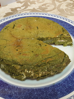 Una foto de 🇪🇸 Tortilla "española" de queso y pan sin gluten vegana 🍳