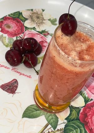 صورة لوصفة عصير الكرز المنعش