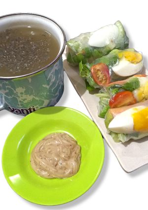 Foto resep Salad Roll with Sesame Mayo Dressing