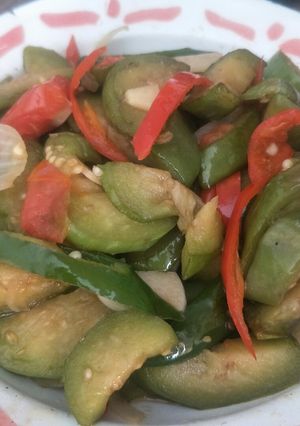 Foto resep Tumis terong ijo