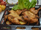 Pollo navideño al horno