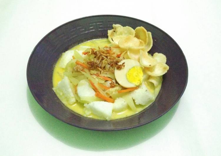 Resep [Labu Siam] Lontong Sayur Labu Siam Wortel Anti Gagal