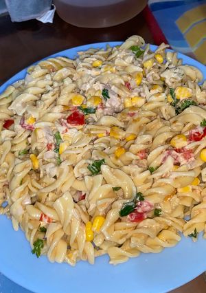 Una foto de Pasta fría: Mi versión