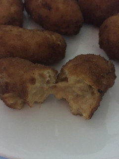 Una foto de Croquetas de chorizo y jamón