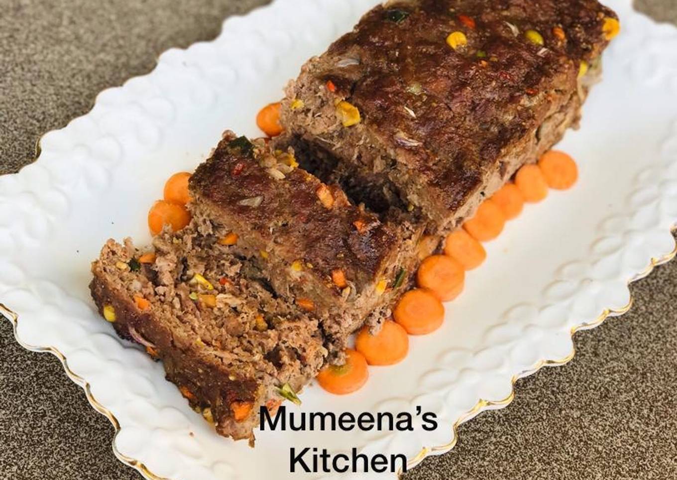 Meatloaf with vegetables