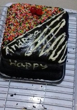 Foto resep Cake coklat isi stroberi