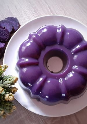Foto resep Puding Ubi Ungu (ekonomis)