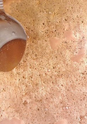A picture of Home made syrup.