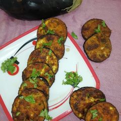 A picture of Brinjal fry.