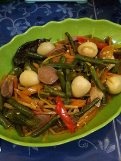 Foto resep Tumis Kacang Panjang Telur Puyuh sederhana ala Niezz