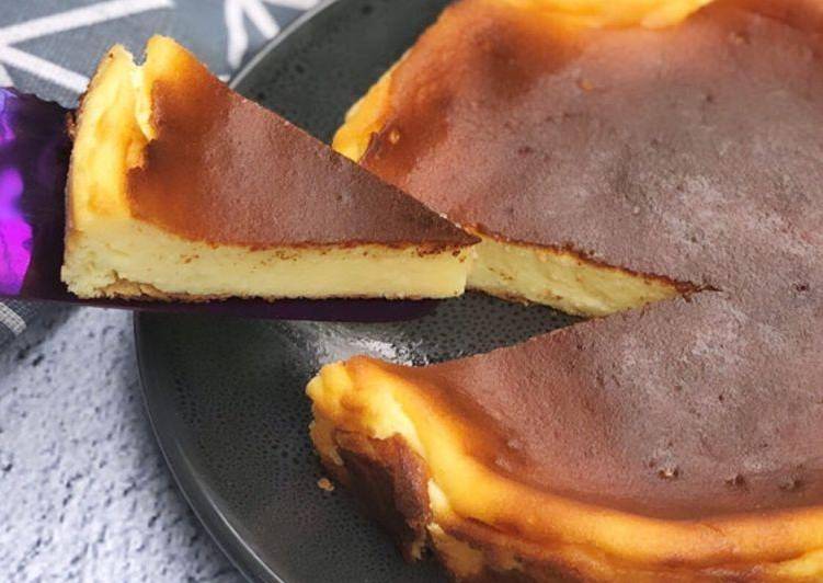 Resep Basque Burnt Cheesecake, Enak