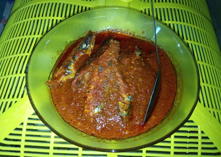 Bahan-bahan Tamban salai masak asam yang nikmat Untuk Jualan