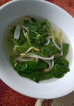 Foto resep Sayur Bayam kuah bening