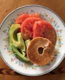 Ensalada de jitomate con aguacate