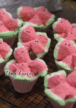 Foto resep Bolu kukus mekar semangka super lembut