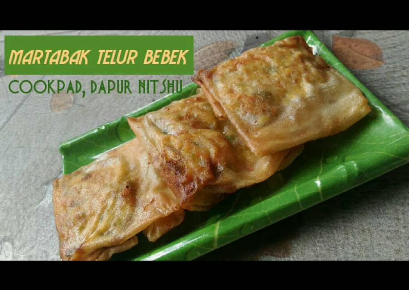 Martabak telur bebek