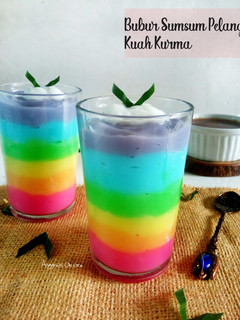 Foto resep Bubur Sumsum Pelangi Kuah Kurma