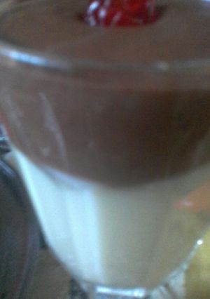 صورة لوصفة مهلبية باللبن والشوكولاته