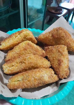 Foto resep Roti Goreng isi Wortel