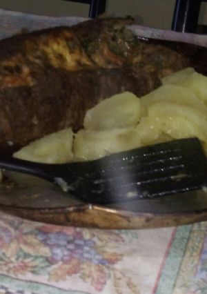 Una foto de Arrollado de carne picada