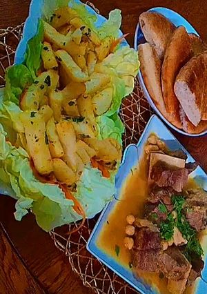 صورة لوصفة بطاطا في الفرن