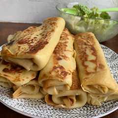 A picture of Crêpes fourrées.