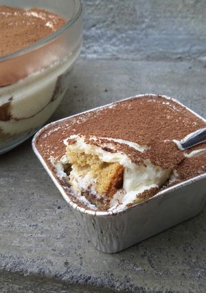 Foto resep Tiramisu cake ekonomis (low sugar, low gluten)