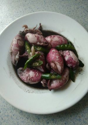 Foto resep Tumis cumi cabe ijo