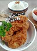 827. Ayam Goreng Kentucky Super Crispy (ala) Kobe