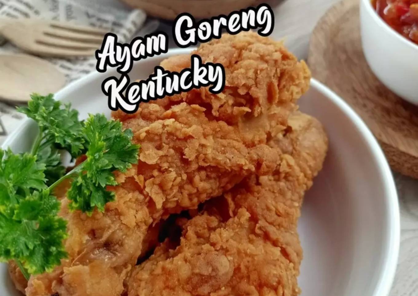 827. Ayam Goreng Kentucky Super Crispy (ala) Kobe