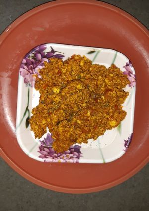 A picture of पनीर भुजी.