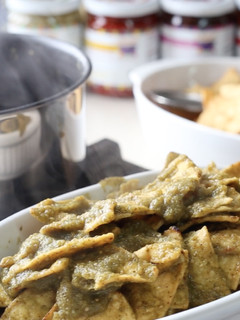 Una foto de Chilaquiles verdes
