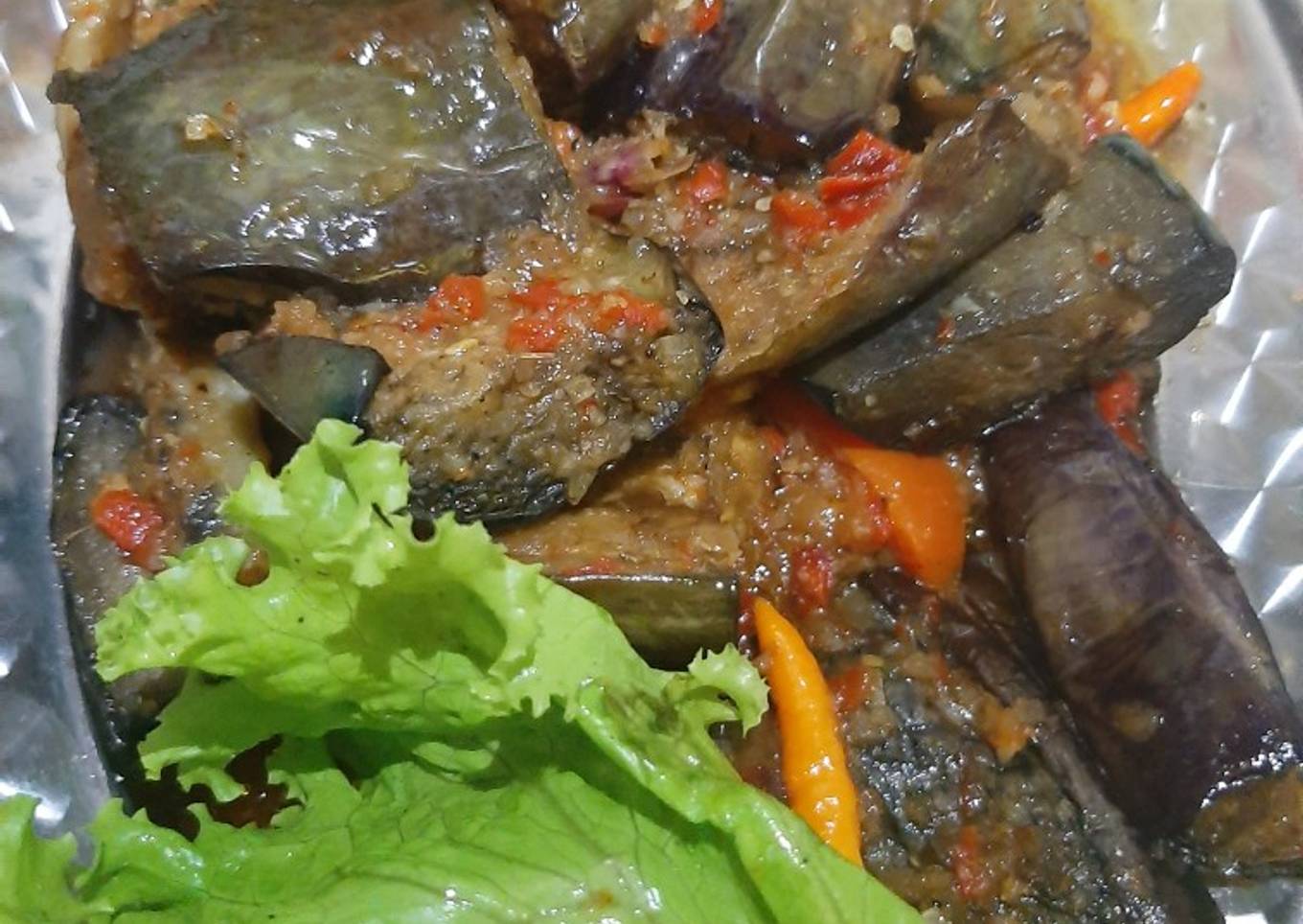 Terong ungu Bumbu pedas