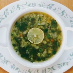 Lemon 🍋 Coriander Soup A picture of Lemon 🍋 Coriander Soup.