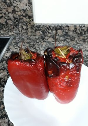 Foto principal de Pimientos rellenos de arroz y carne