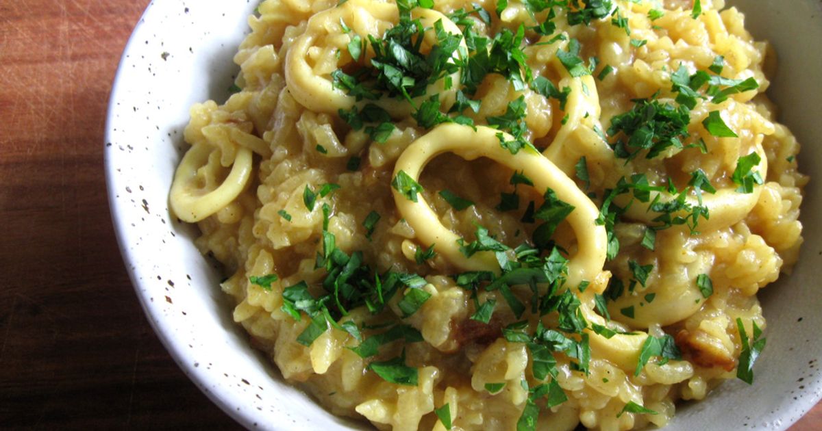 Slops Food Rice Curry Flavoured Squid Sloppy Rice Recipe by Hiroko Liston - Cookpad