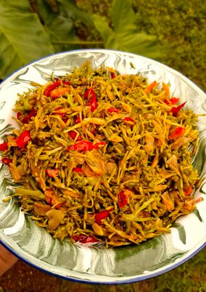 Foto resep Tumis bunga pepaya resep ibu🤍