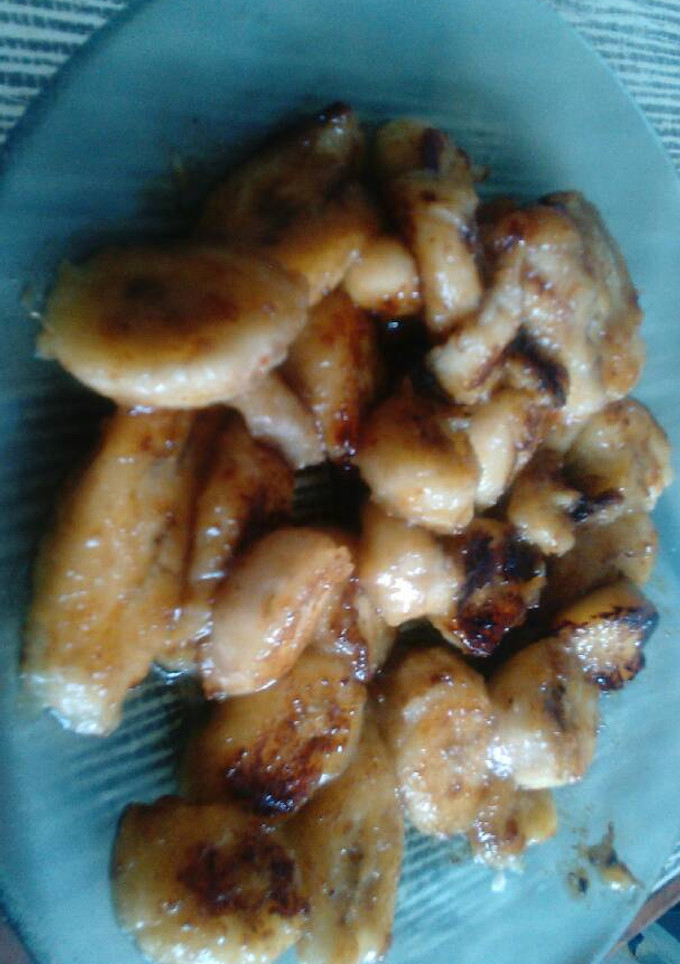 Una foto de Banana fritas