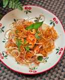 Gỏi bắp chuối trộn tôm khô