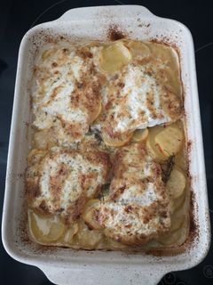 Una foto de Pescado con costra