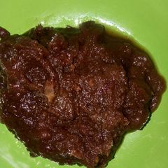 A picture of Homemade dates paste.