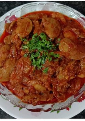 A picture of Winter special Fresh Double beans ki sabzi.