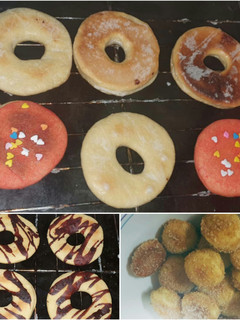 A picture of 3 Simple Doughnut Toppings.