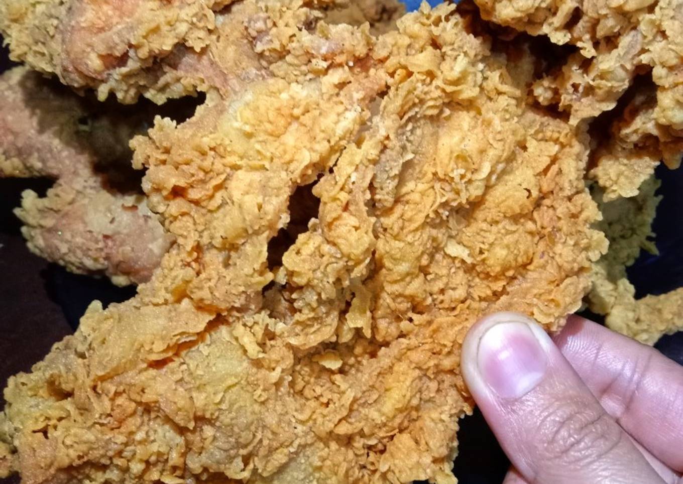 Kulit ayam crispy