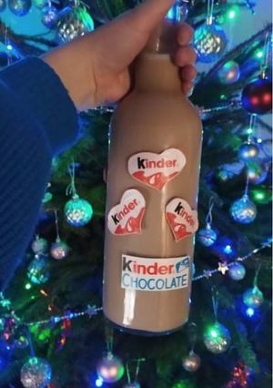 Kinder likőr recept fotója