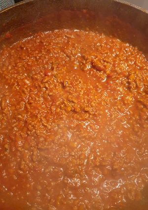 A picture of My beef chilli.