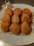 Buñuelos con miel !